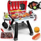 35 - Piece BBQ Grill Playset with Realistic Sounds & Smoke - Baby Sessions