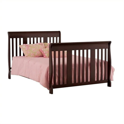 4 - In - 1 Crib and Changer Combo in Espresso - Baby Sessions