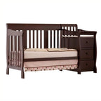 4 - In - 1 Crib and Changer Combo in Espresso - Baby Sessions