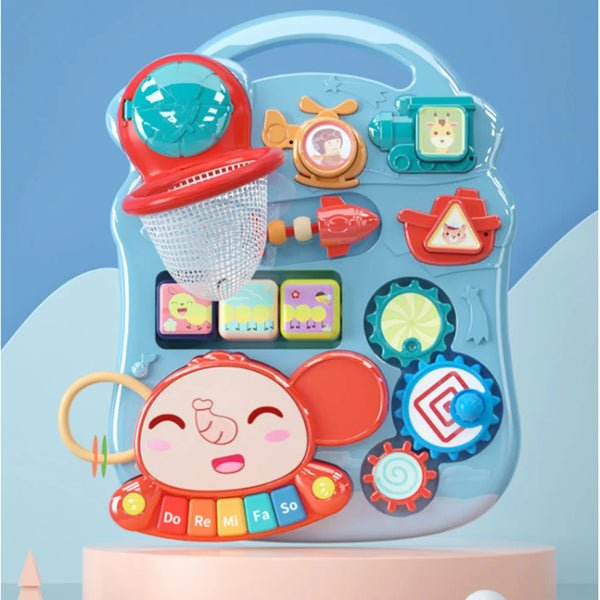 5 in 1 Baby Walker for Girls Boys, Assemble as Scooter/Motorbike/Activity Center/Detachable Panel, Sit to Stand Learning Educational Toys Gift for Infants 6 9 12 18 24 Months