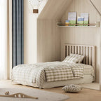 6 - In - 1 Portable Convertible Cradle to Mini Crib with Mattress and Removable Wheels - Baby Sessions