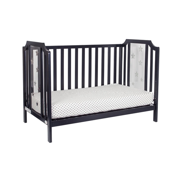 Celeste 3-In-1 Convertible Island Crib, Black