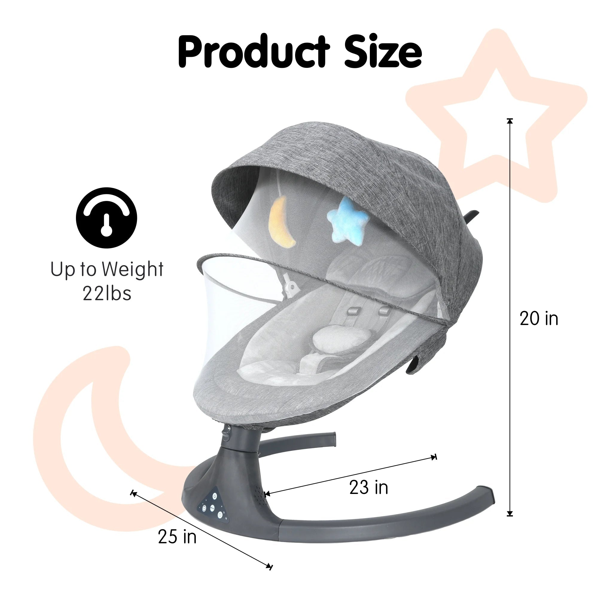 Aprpink 5 - in - 1 Baby Swing & Bouncer - Baby Sessions