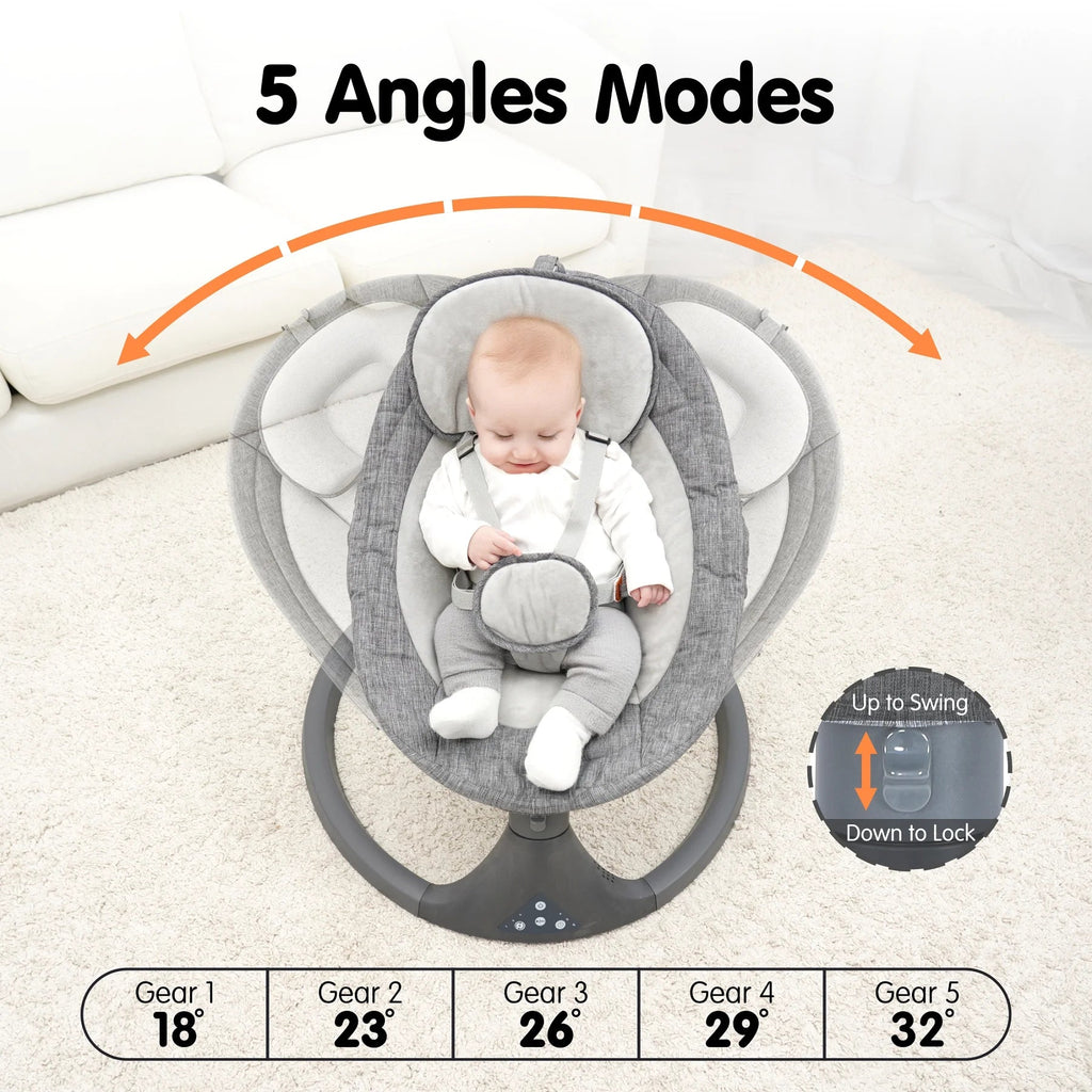 Aprpink 5 - in - 1 Baby Swing & Bouncer - Baby Sessions