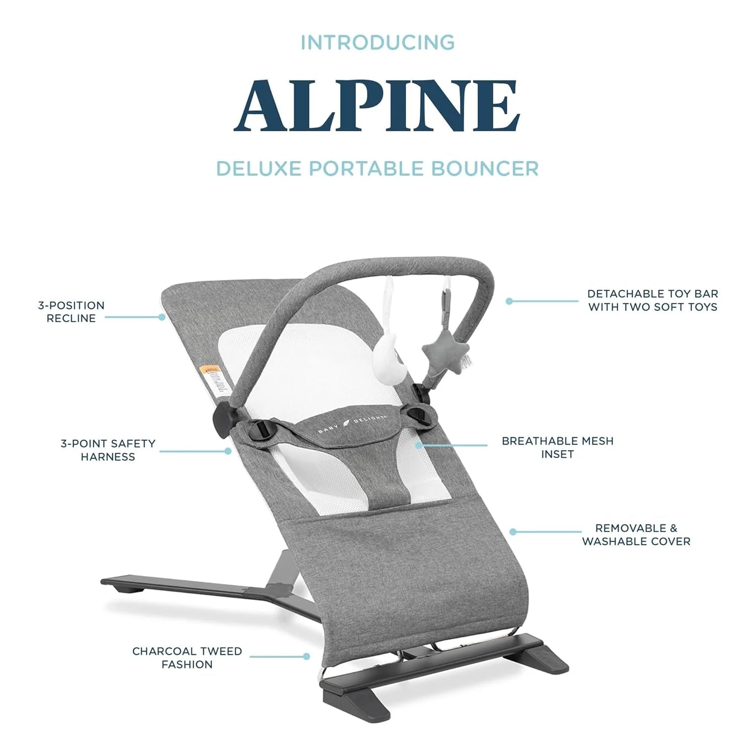 Baby Delight Alpine Deluxe Bouncer - Baby Sessions