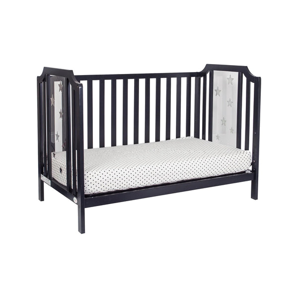 Celeste 3 - In - 1 Convertible Island Crib, Black - Baby Sessions