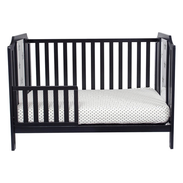 Celeste 3 - In - 1 Convertible Island Crib, Black - Baby Sessions