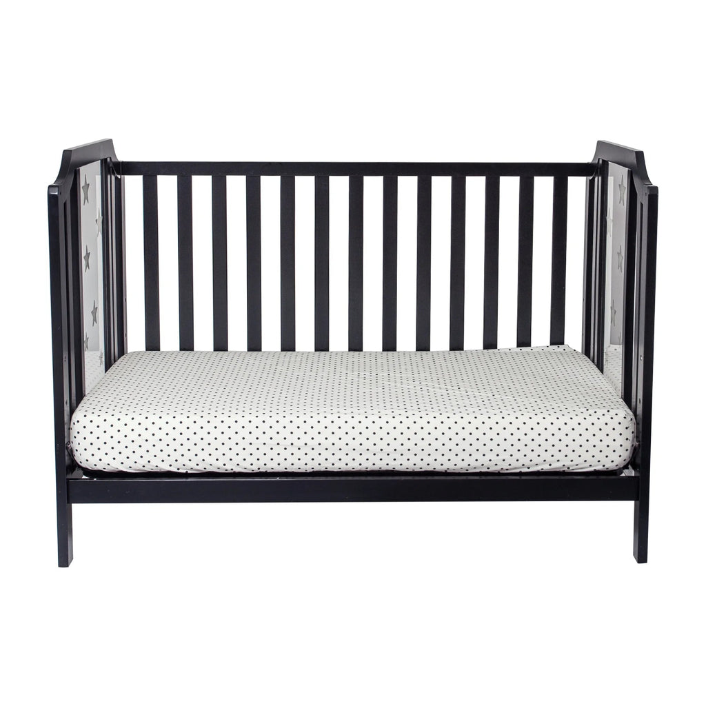 Celeste 3 - In - 1 Convertible Island Crib, Black - Baby Sessions