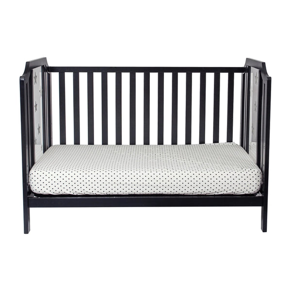 Celeste 3 - In - 1 Convertible Island Crib, Black - Baby Sessions