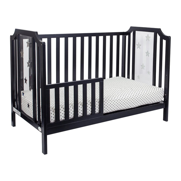 Celeste 3 - In - 1 Convertible Island Crib, Black - Baby Sessions