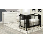 Celeste 3 - In - 1 Convertible Island Crib, Black - Baby Sessions