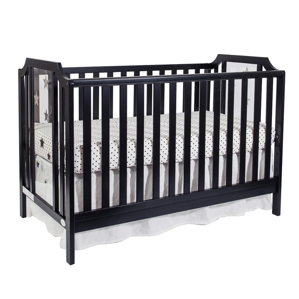 Celeste 3 - In - 1 Convertible Island Crib, Black - Baby Sessions