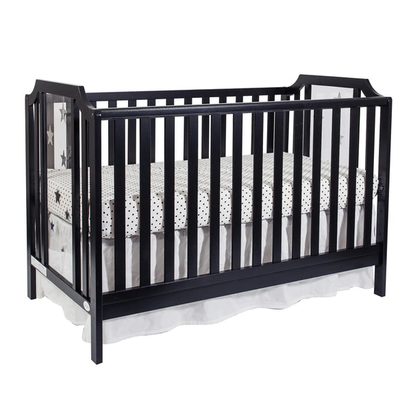 Celeste 3 - In - 1 Convertible Island Crib, Black - Baby Sessions