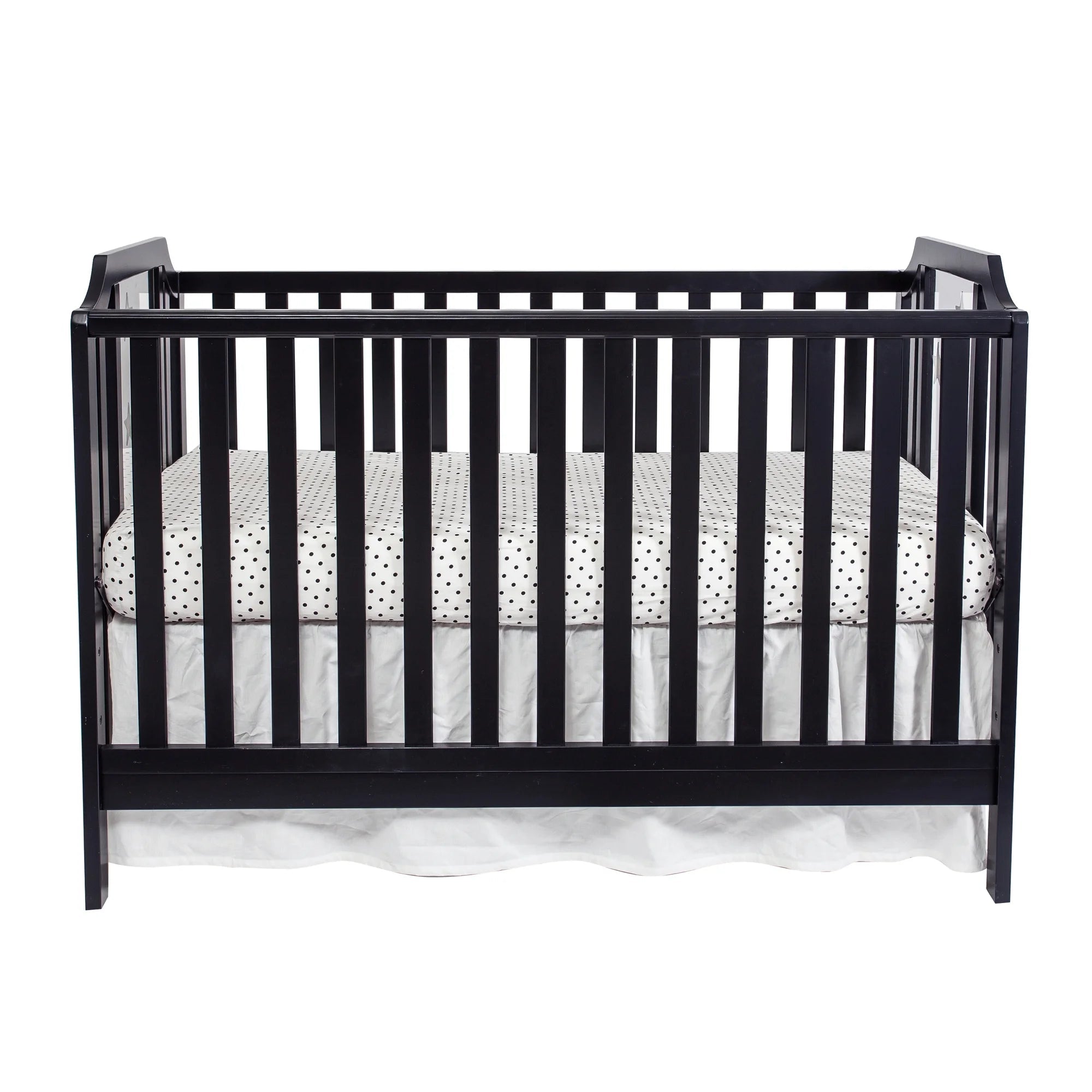 Celeste 3 - In - 1 Convertible Island Crib, Black - Baby Sessions