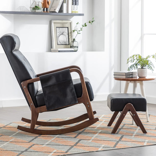 Coolmore Rocking Chair with Ottoman - Baby Sessions