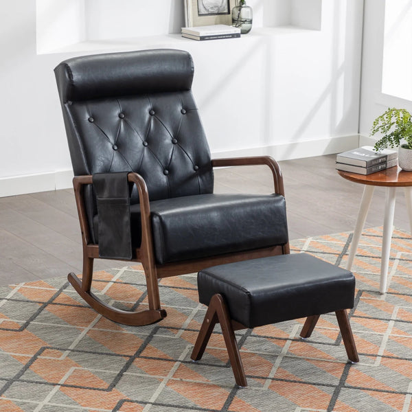 Coolmore Rocking Chair with Ottoman - Baby Sessions