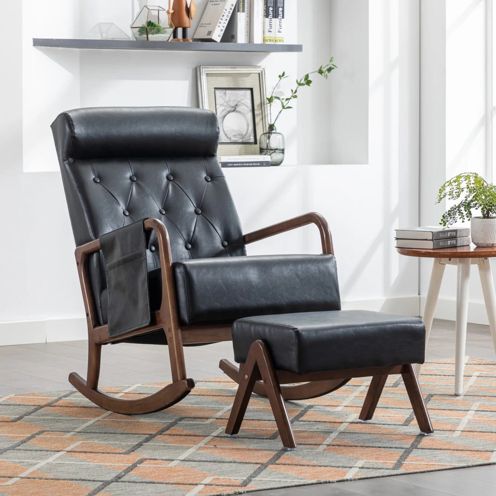 Coolmore Rocking Chair with Ottoman - Baby Sessions