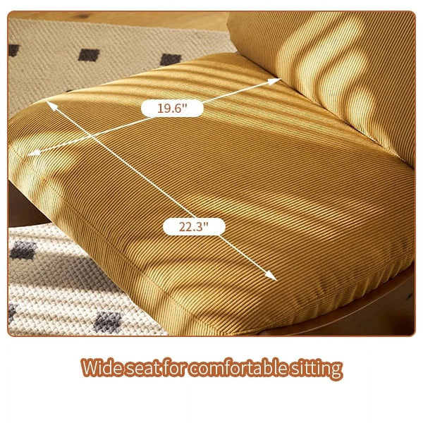 Corduroy Rocking Chair with Striped Pattern - Baby Sessions