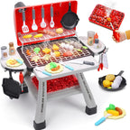 CUTE STONE Kids BBQ Grill Playset With Realistic Smoke - Baby Sessions