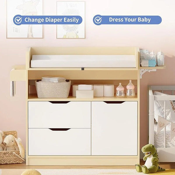 Ebern Designs 4 - in - 1 Changing Table Dresser - Baby Sessions