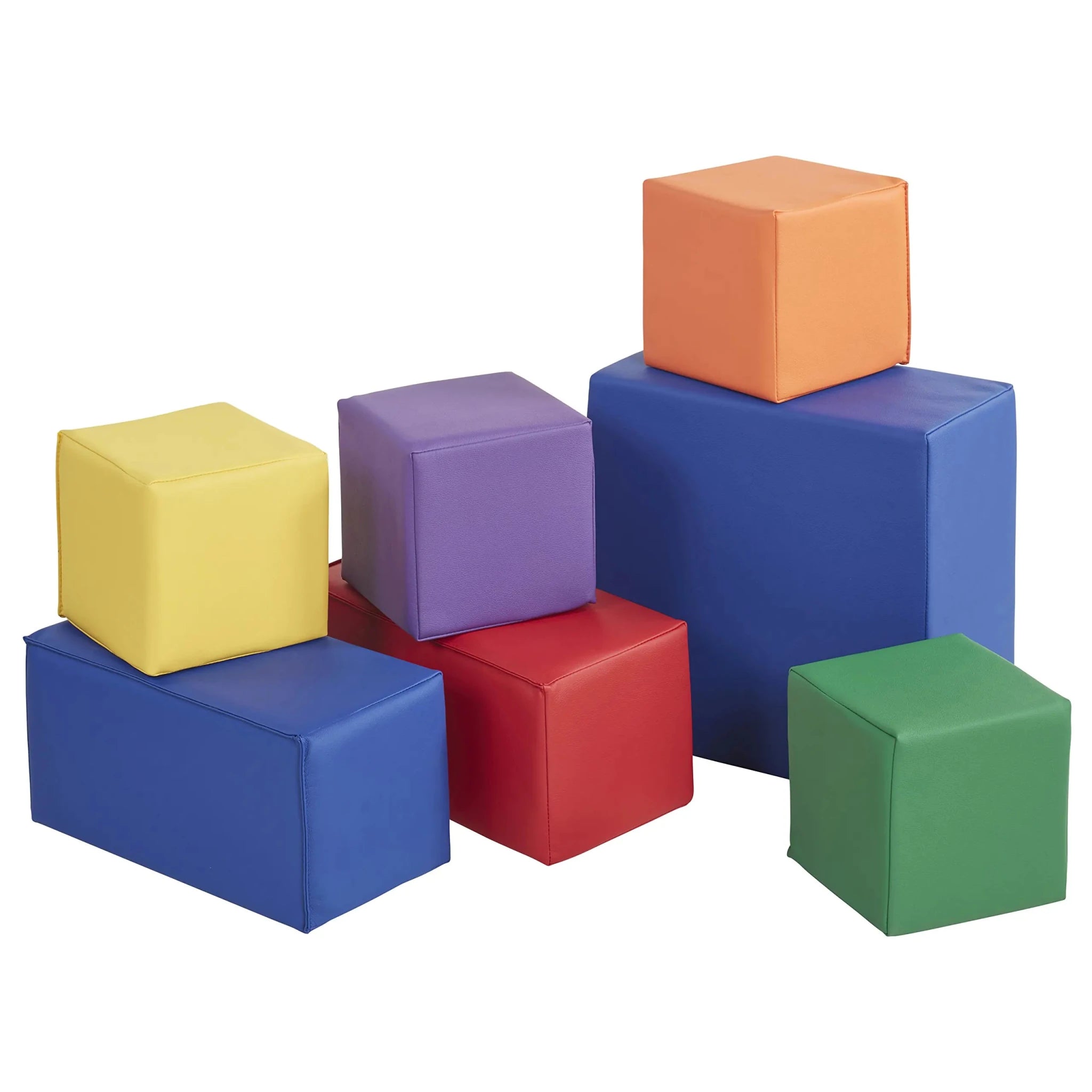 ECR4Kids SoftZone Big Foam Building Blocks (7 - Piece) - Baby Sessions