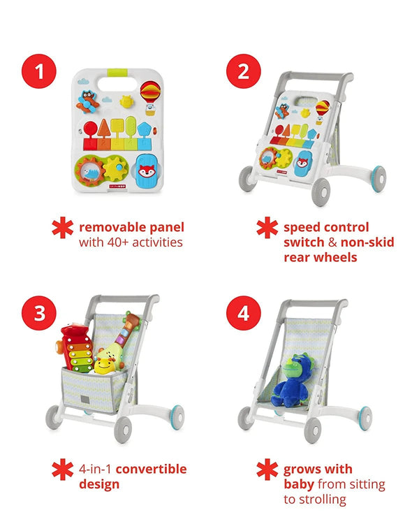 EXPLORE & MORE GROW along 4 in 1 ACTIVITY WALKER - Baby Sessions