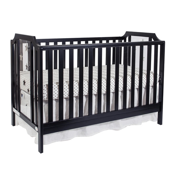 Celeste 3-In-1 Convertible Island Crib, Black