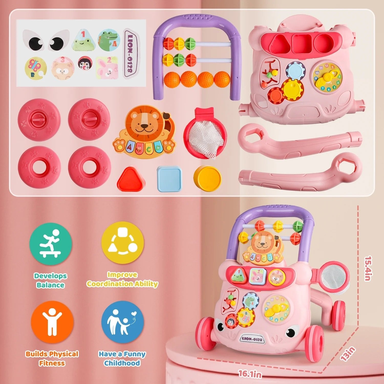 Flooyes Sit - to - Stand Baby Walker - Baby Sessions