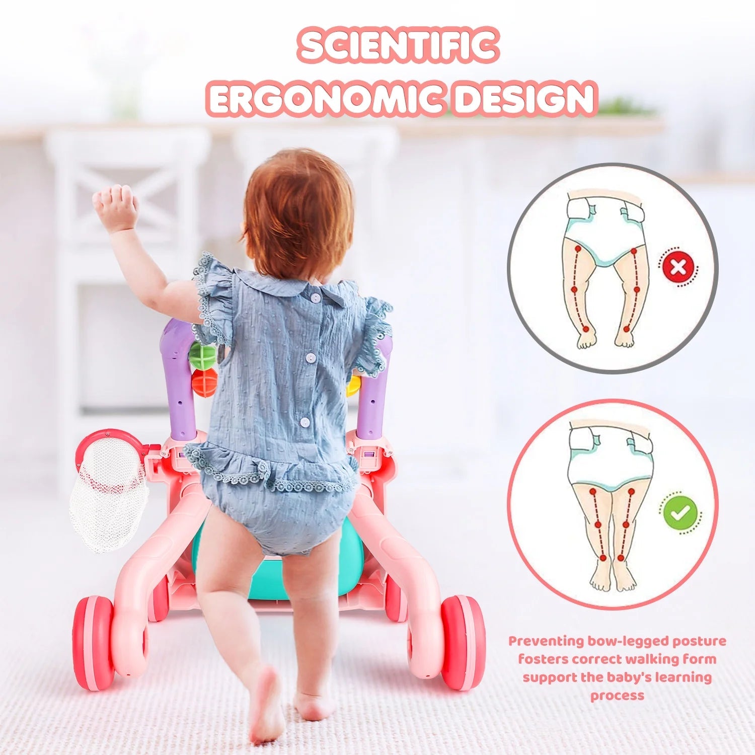 Flooyes Sit - to - Stand Baby Walker - Baby Sessions