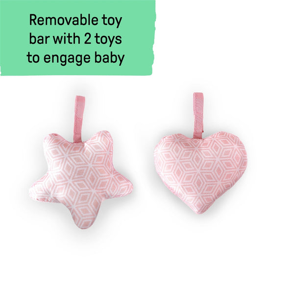 Ingenuity Portable Baby Bouncer (Pink) - Baby Sessions