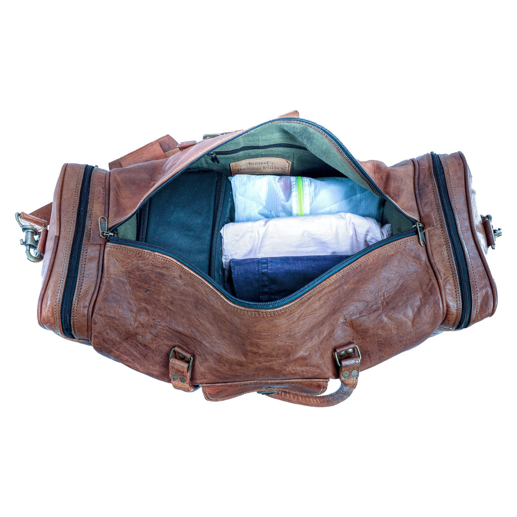 Komal's Passion Leather Family Duffel - Baby Sessions