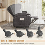 Luxury Leathaire Electric Lift & Massage Feeding Chair - Baby Sessions
