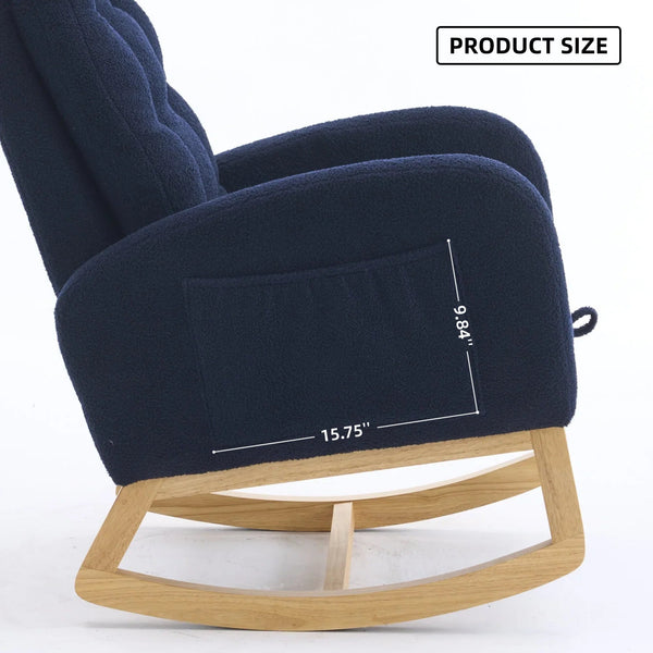 LY Accent Rocking Chair with Footrest - Baby Sessions