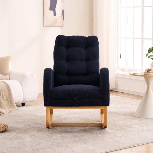 LY Accent Rocking Chair with Footrest - Baby Sessions