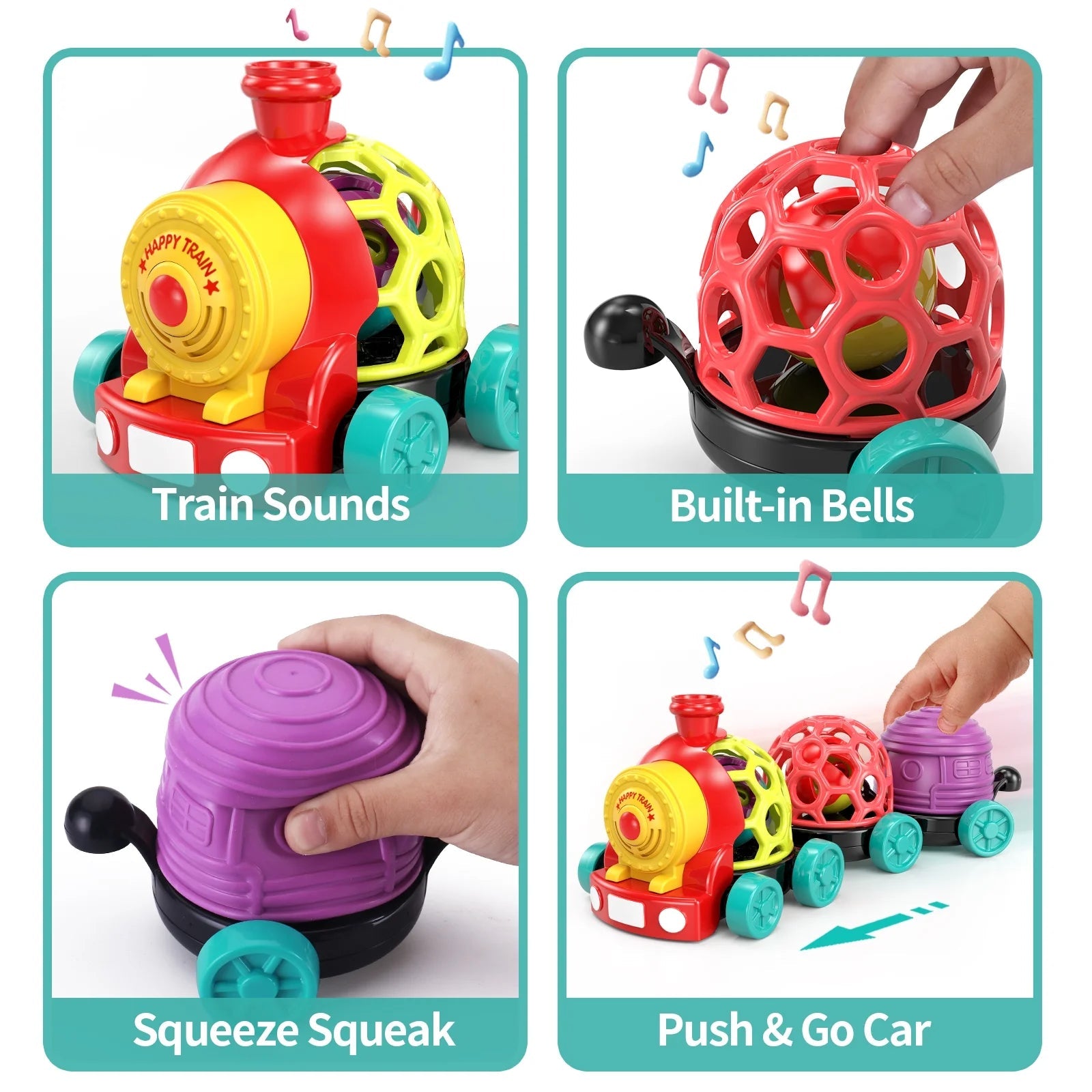 MOONTOY Baby Train & Stroller Toy - Baby Sessions