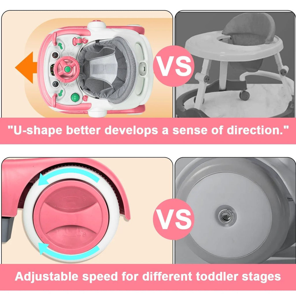 Multi - Mode Baby Walker with Music & Lights - Baby Sessions