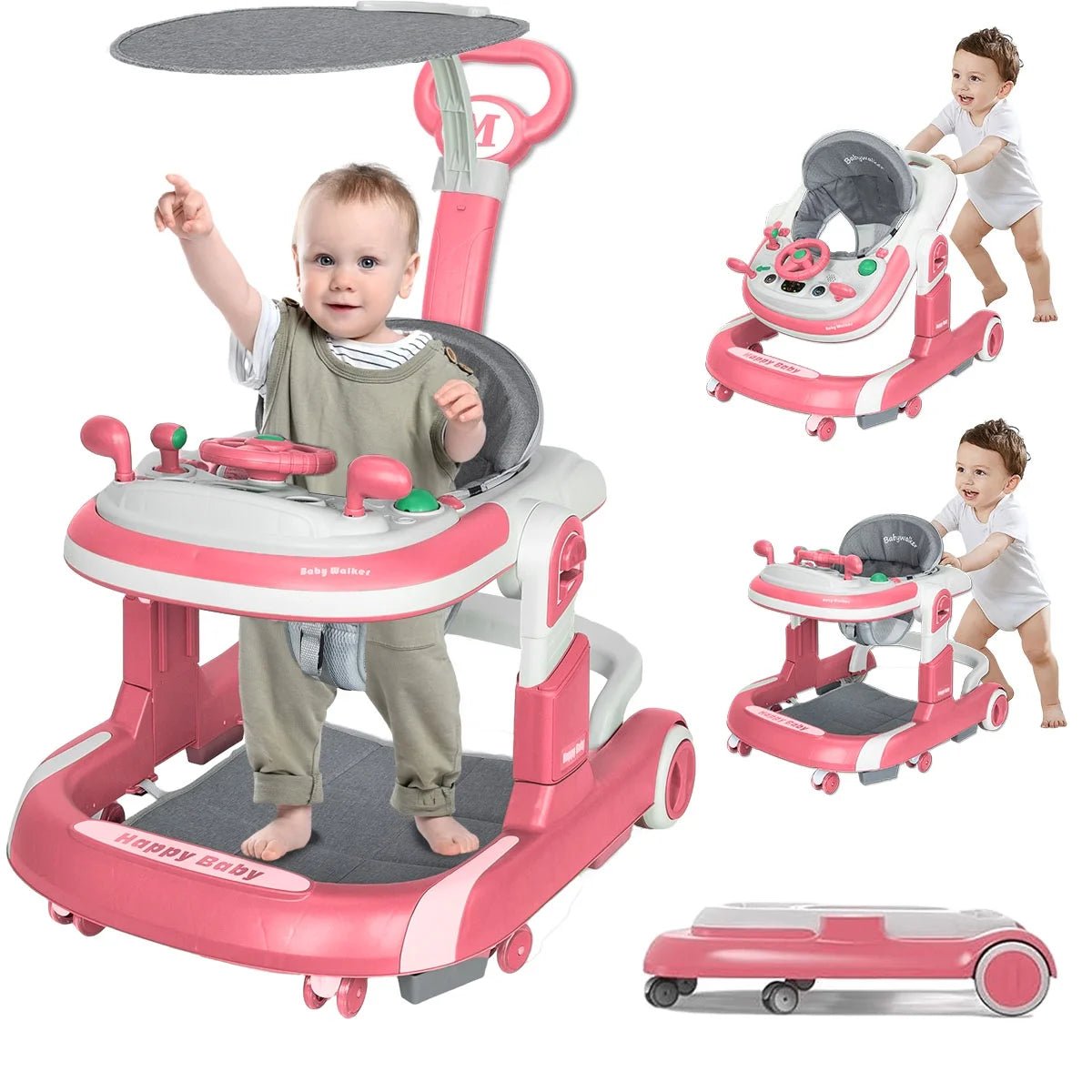Multi - Mode Baby Walker with Music & Lights - Baby Sessions