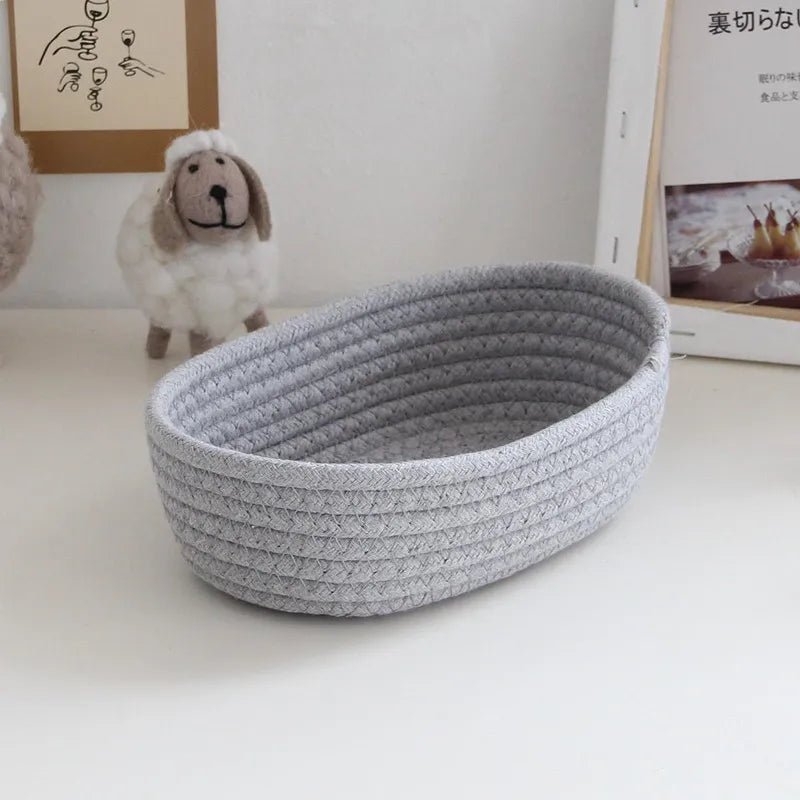 Nordic Cotton Rope Storage Baskets - Baby Sessions
