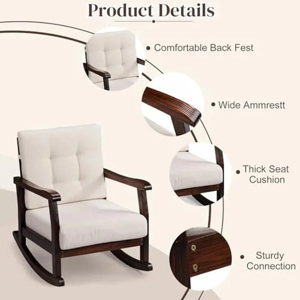 Outvita Solid Wood Rocking Chair - Baby Sessions