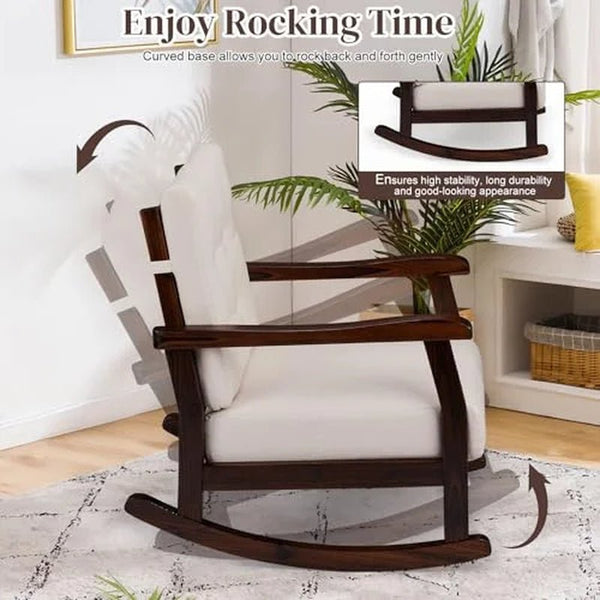 Outvita Solid Wood Rocking Chair - Baby Sessions