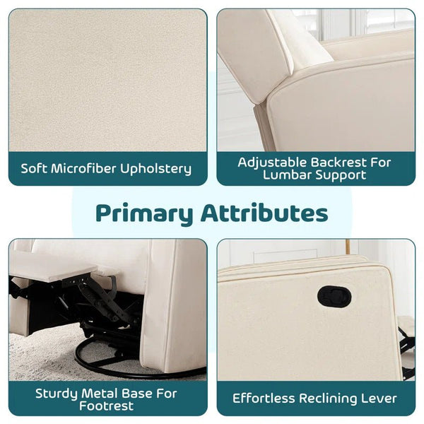 Parkhur Swivel Glider & Recliner - Baby Sessions