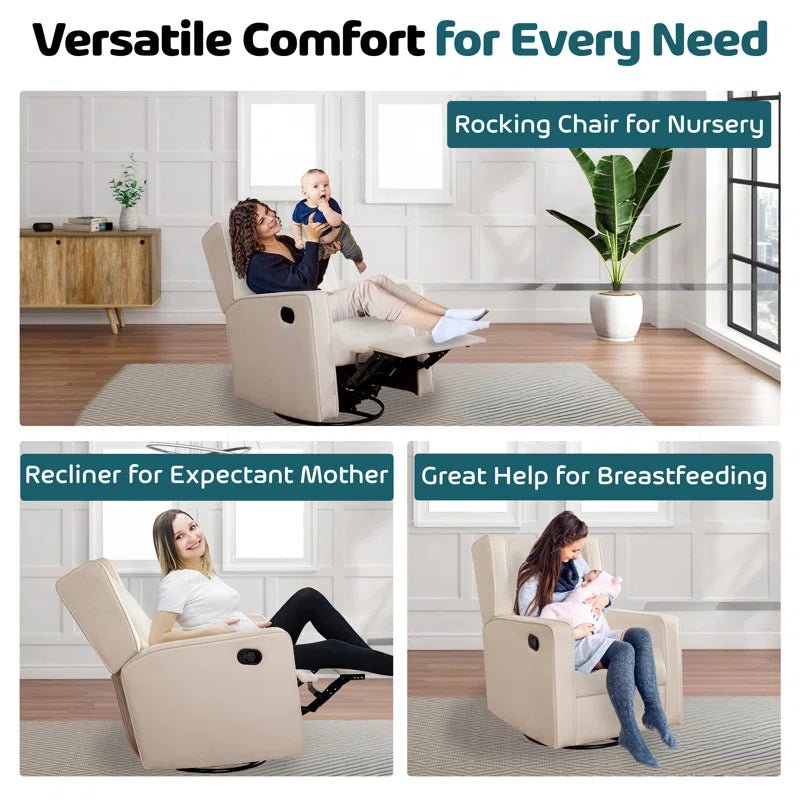 Parkhur Swivel Glider & Recliner - Baby Sessions