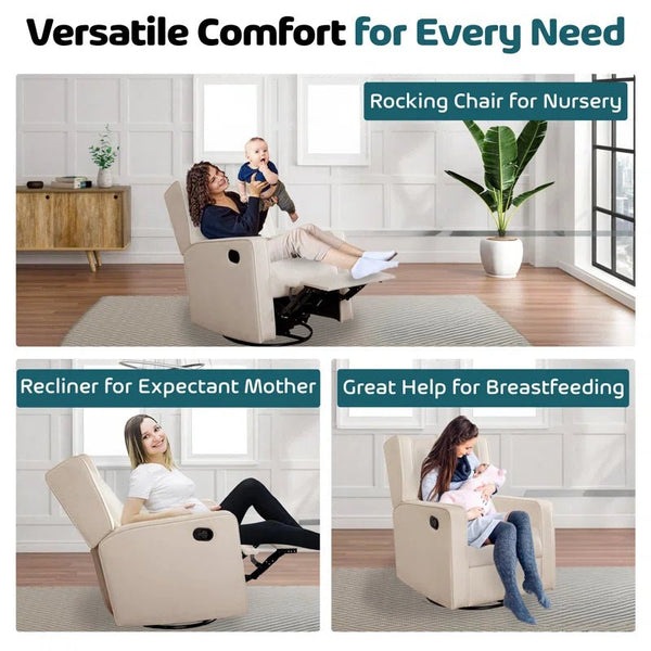 Parkhur Swivel Glider & Recliner - Baby Sessions