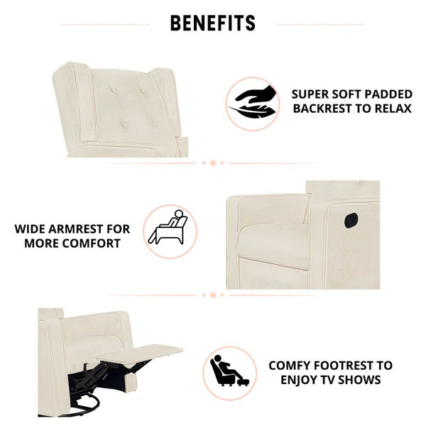 Parkhur Swivel Glider & Recliner - Baby Sessions