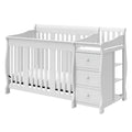 Pemberly Row 4 - in - 1 Crib & Changer Set in White - Baby Sessions