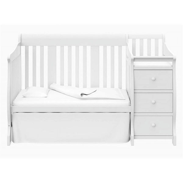 Pemberly Row 4 - in - 1 Crib & Changer Set in White - Baby Sessions