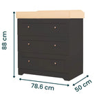 Rio 3 - Piece Nursery Furniture Room Set - Baby Sessions