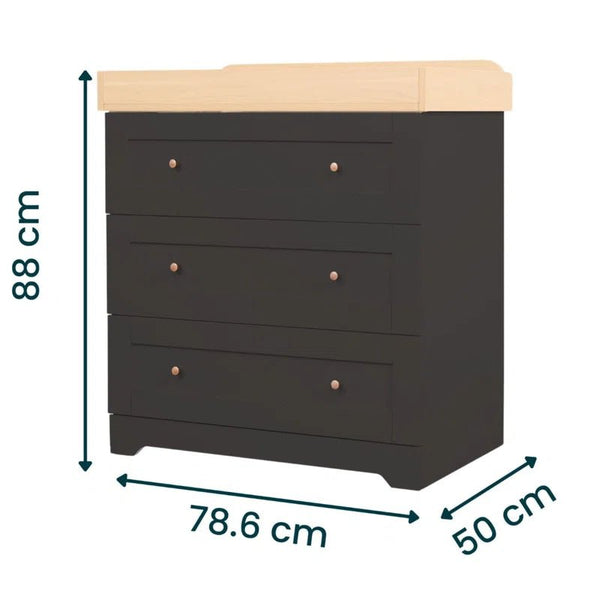 Rio 3 - Piece Nursery Furniture Room Set - Baby Sessions