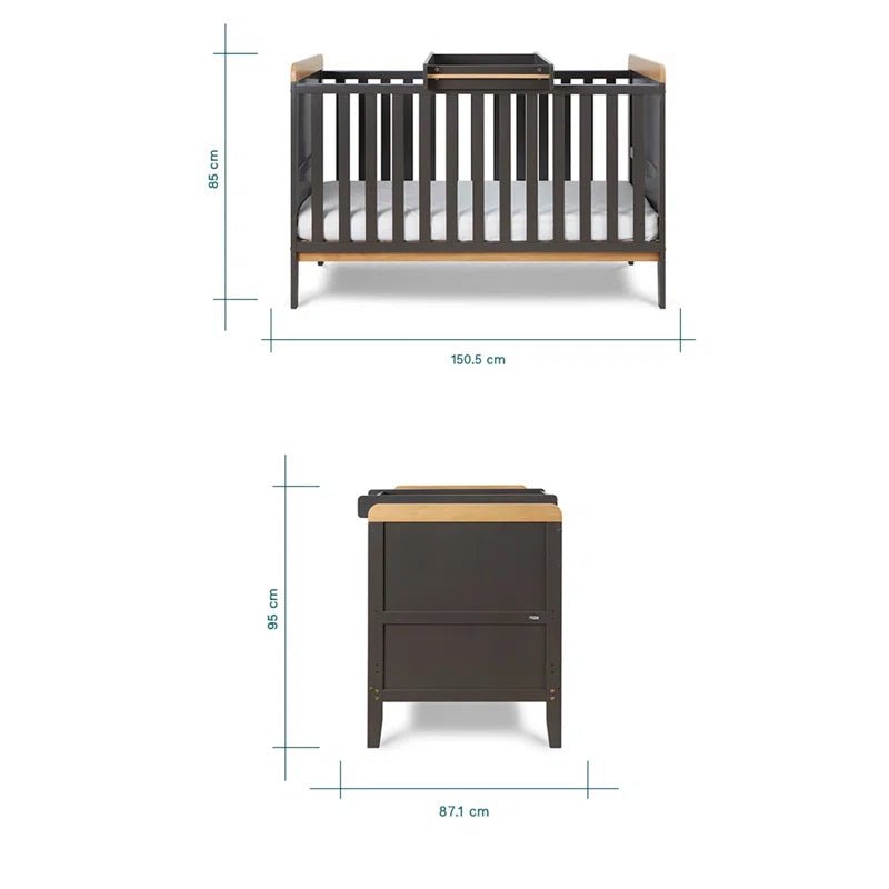 Rio 3 - Piece Nursery Furniture Room Set - Baby Sessions