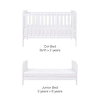Rio Cot Bed with Mattress and Cot Top Changer - Baby Sessions